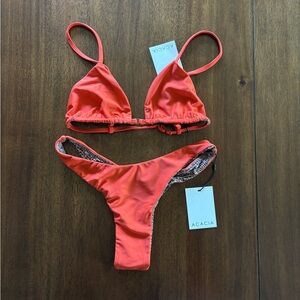 Acacia Swimwear Saffron Wren Top and Oslo Bottom